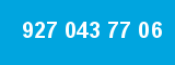 927 043 77 06 927 043 77 06